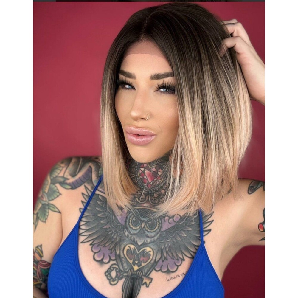 Rebel Gypsy “Blue eyed” wig premium synthetic lace front freeparting New